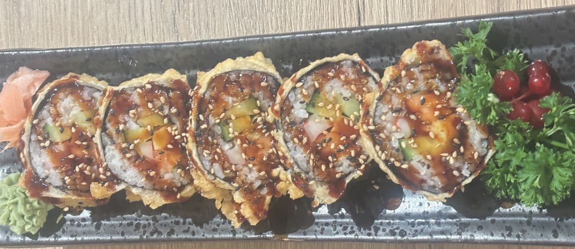 419. Crusty zalm komkommer munt 